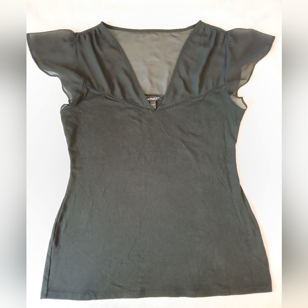 Express Elegant Black Women's Top‎